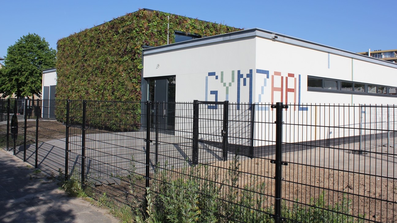 Groene gymzaal in Utrecht